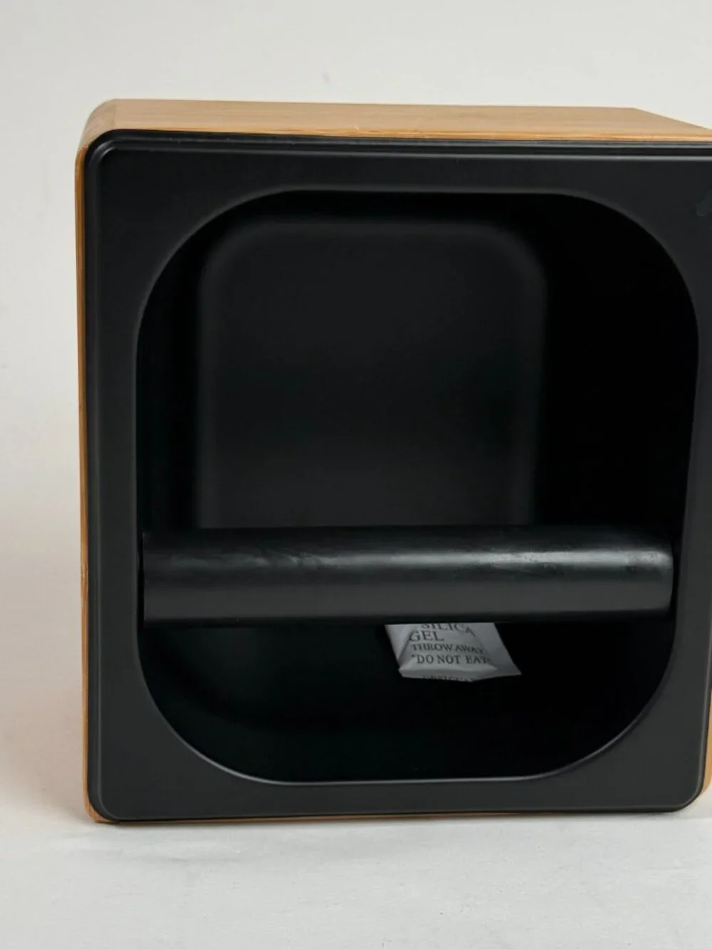 Coffee Grounds Knock Box with Durable Knock Bar Made of Bamboo & Stainless steel